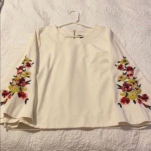 Ann Taylor Embroidered Top